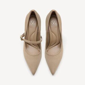 Cosy Island StyleFlex Pointed Toe Heeled Platform Pumps - Size 11